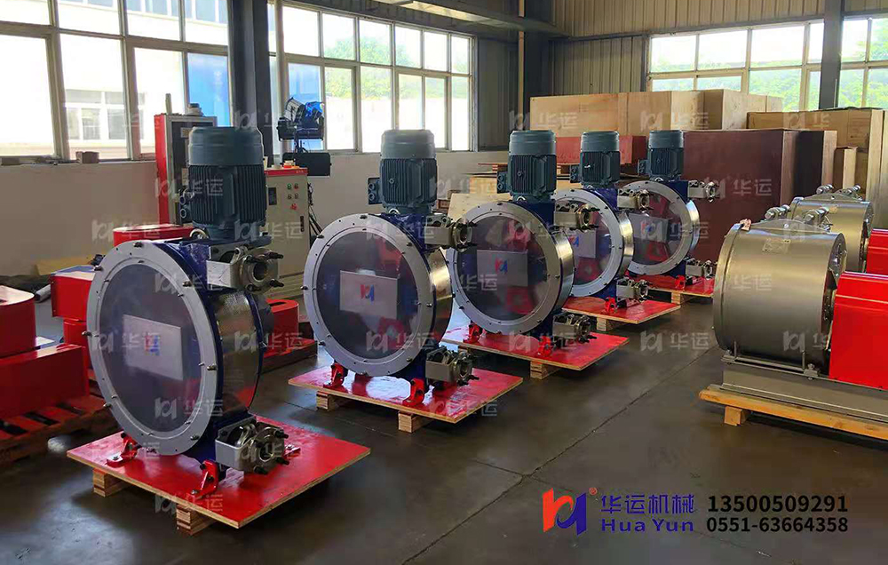 The hose pump exported to Korea has been manufactured